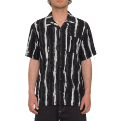 Volcom V ENT HOCKEY DAD SHIRT - STEALTH Mαύρο