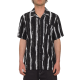 Volcom V ENT HOCKEY DAD SHIRT - STEALTH Mαύρο