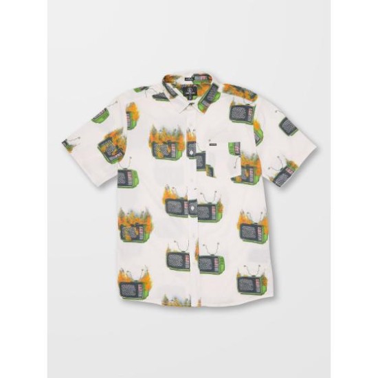 Volcom Fa J Hager Woven Ss Πολύχρωμο