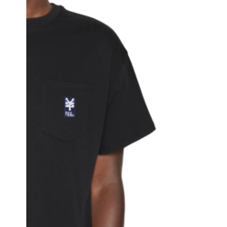 ZOO YORK INITIAL POCKET TEE BLACK Μαύρο