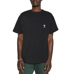 ZOO YORK INITIAL POCKET TEE BLACK Μαύρο