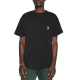 ZOO YORK INITIAL POCKET TEE BLACK Μαύρο