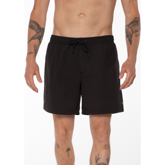 PROTEST FASTER SHORT SWIM SHORTS Μαύρο