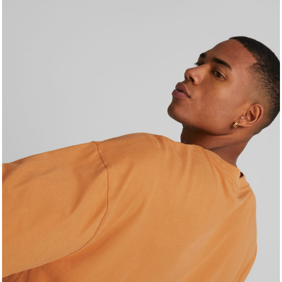 Puma Classics Oversized Tee Men Πορτοκαλί