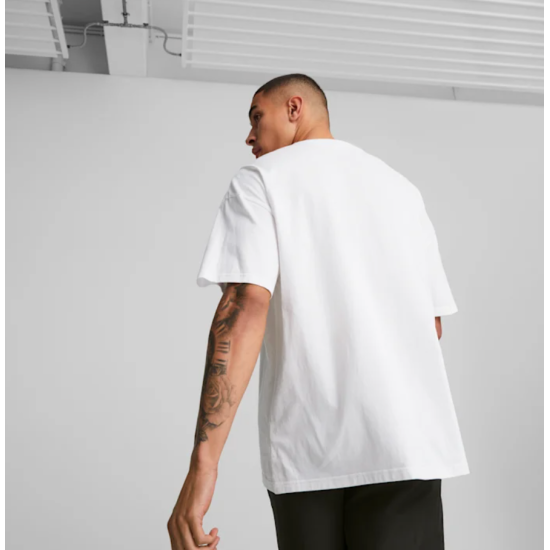 Puma Classics Oversized Tee Men Άσπρο
