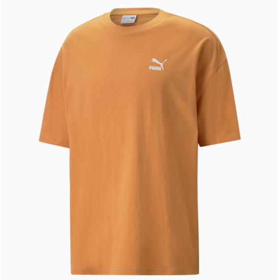 Puma Classics Oversized Tee Men Πορτοκαλί