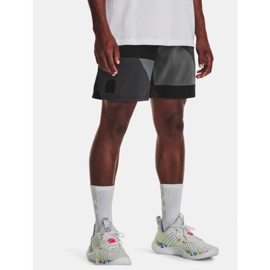 Under Armour Men's Curry Woven 7" Short Μαύρο Γκρι