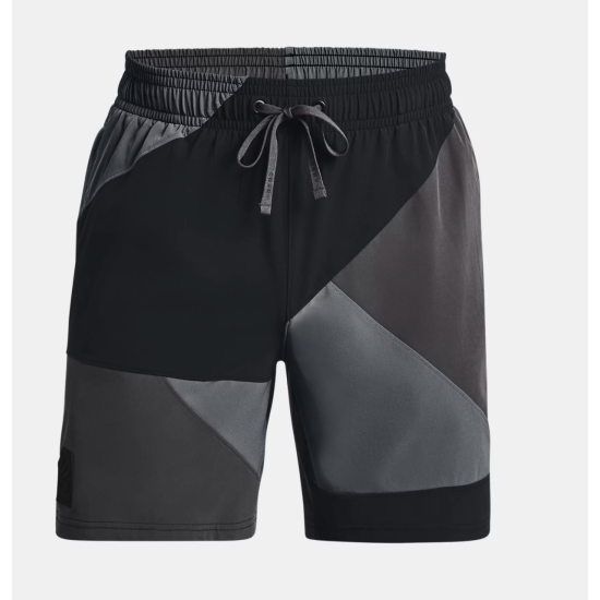 Under Armour Men's Curry Woven 7" Short Μαύρο Γκρι