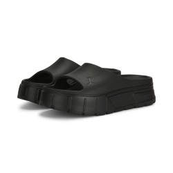 Puma Mayze Stack Injex Wns Slides Μαύρο