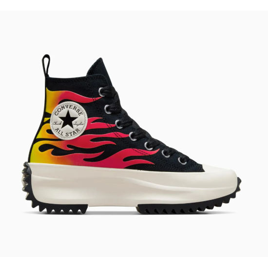 Unisex Converse Run Star Hike Flames High Top Black