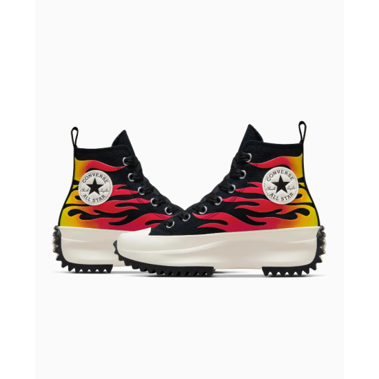 Unisex Converse Run Star Hike Flames High Top Black