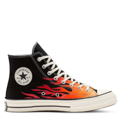 Converse Chuck 70 Hi Archive Print Flames Μαύρο