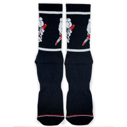 Bee Unusual Street Sugar “Double Crosser” socks Μαύρο
