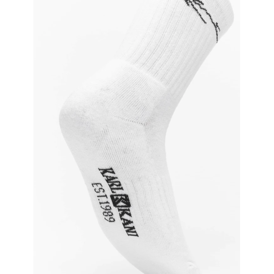 KARL KANI SIGNATURE SOCKS (3PACK) WHITE  Άσπρο