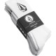 VOLCOM M FA FULL STONE SOCKS 3PK Άσπρο