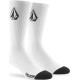 VOLCOM M FA FULL STONE SOCKS 3PK Άσπρο