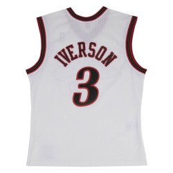 MITCHELL & NESS NBA SWINGMAN JERSEY PHILADELPHIA 76ERS ALL STAR 2002-03 ALLEN IVERSON 3 Άσπρο