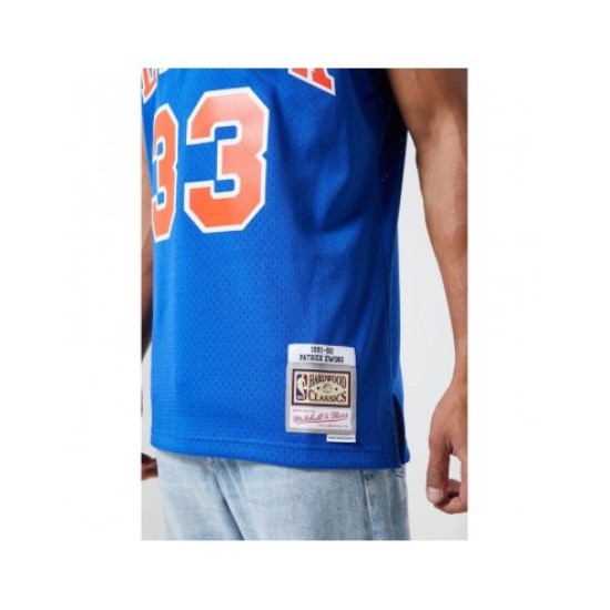 Authentic Patrick Ewing New York Knicks 1991-92 Jersey blue