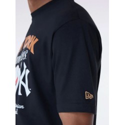 NEW ERA MLB Fruit Graphic Tee New York Yankees T-Shirt Μαύρο 