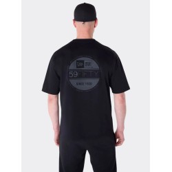 NEW ERA Sticker Oversized T-Shirt Μαύρο