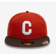 New Era Chicago Cubs Visor Clip Dark Red 59FIFTY Fitted Cap Κόκκινο