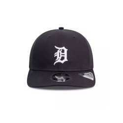 New Era Detroit Tigers Official Team Colour Navy 9SEVENTY Stretch Snap Adjustable Cap Μπλε