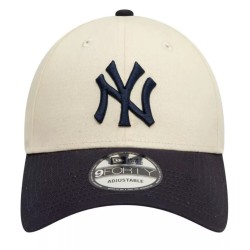 New Era New York Yankees Colour Block Cream 9forty Adjustable Cap Μπεζ