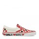Vans Classic Slip On I Heart άσπρο/ κόκκινο