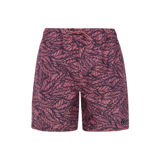 Protest Beachshort Ανδρικό Μαγιό Βερμούδα Pink blue με Σχέδια