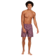 Protest Beachshort Ανδρικό Μαγιό Βερμούδα Pink blue με Σχέδια