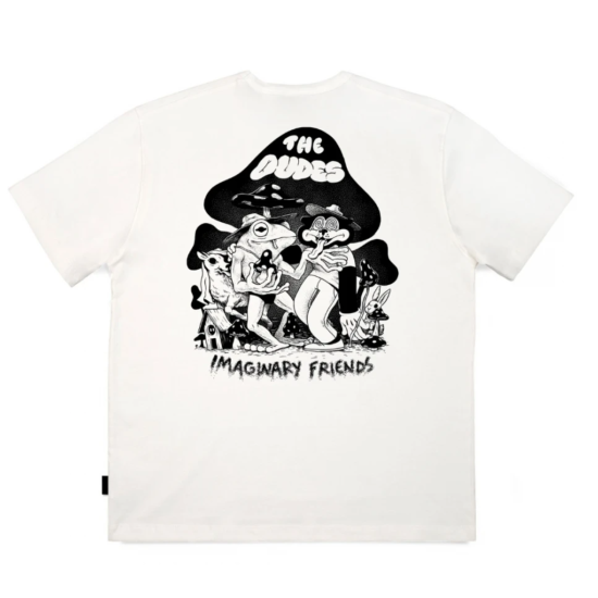 The Dudes Imaginary Friends Classic T-Shirt Άσπρο
