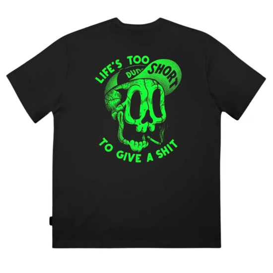 THE DUDES TOO SHORT SMOKES NEON CLASSIC T-SHIRT Μαύρο