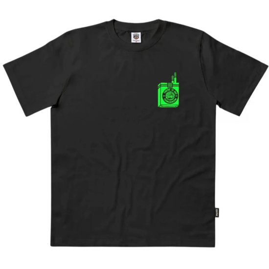 THE DUDES TOO SHORT SMOKES NEON CLASSIC T-SHIRT Μαύρο