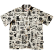 THE DUDES FLASHY HAWAIIAN SHIRT MULTICOLOR Άσπρο