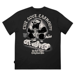 THE DUDES RIPPED T-SHIRT Μαύρο