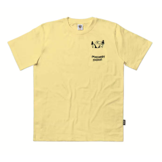 The Dudes Imaginary Friends Classic T-Shirt - custard Κίτρινο