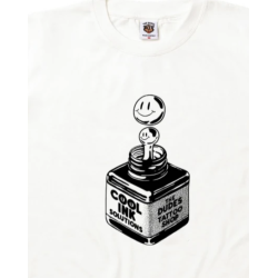 THE DUDES COOL INK SEASONAL T-SHIRT WHITE Άσπρο
