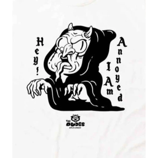 THE DUDES ANNOYED T-SHIRT WHITE Άσπρο