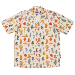 THE DUDES FRIENDS AND FOES II HAWAIIAN SHIRT MULTICOLOR Πολύχρωμο