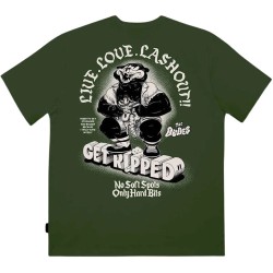 THE DUDES RIPPED T-SHIRT Πράσινο