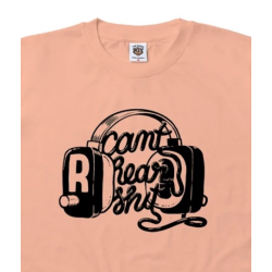 THE DUDES CANT HEAR SEASONAL T-SHIRT PRAIRIE Πορτοκαλί