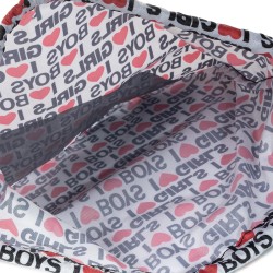 Vans Heart Boys Gi Multi μαύρο/ κόκκινο/ άσπρο